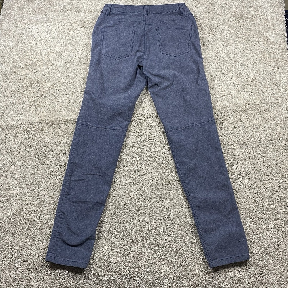 Lululemon ABC Pant Slim Tech Canvas Heathered Navy Blue Mens 28x31‎ M5983S